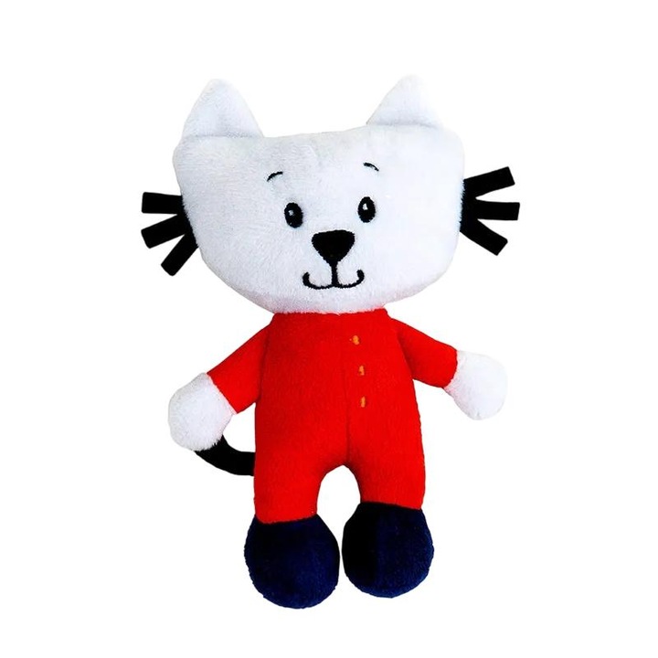 Pisica de plus - Nunus, MediaRodzina, 15 cm, Multicolor