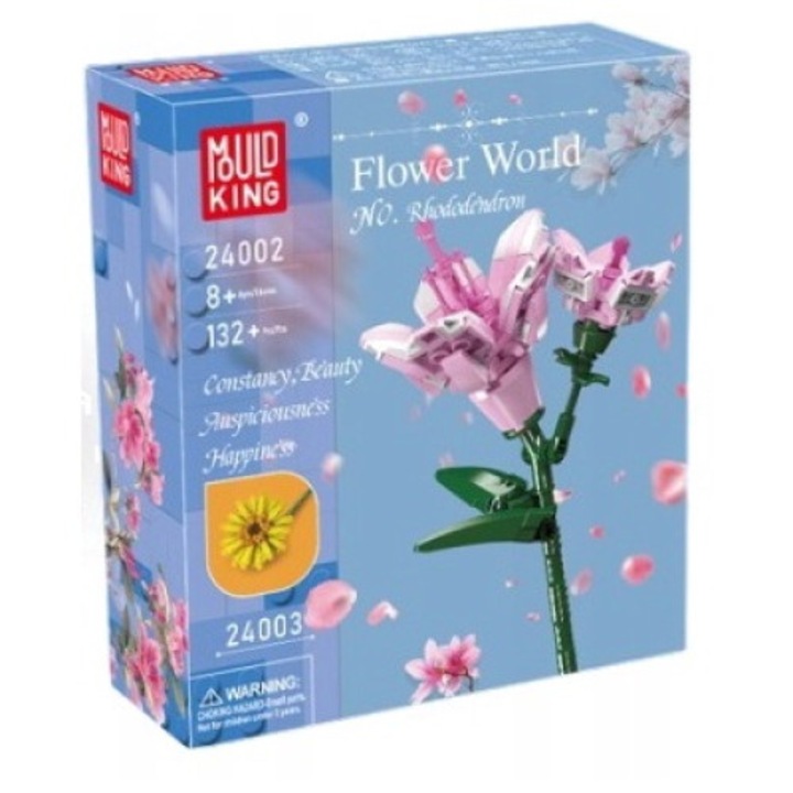 Set jucarie interactiva construit, Mould King, Model floare, Multicolor