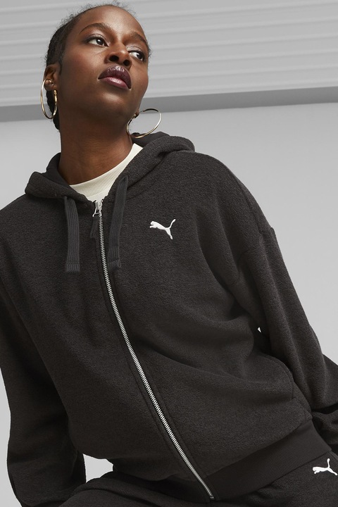 Puma, Hanorac relaxed fit Winterised, Negru, XS