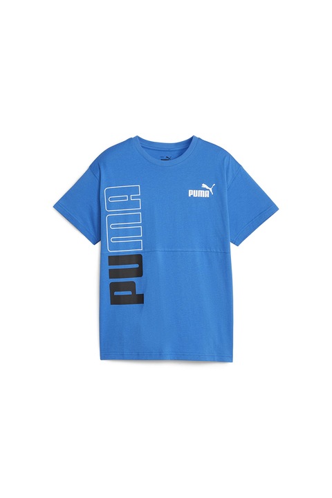 Puma, Power kerek nyakú logós póló, Királykék, 128 CM