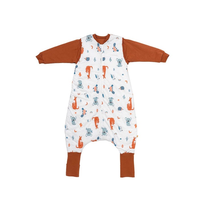 Sac de dormit cu picioruse si maneca lunga detasabila Kangaroo 90 cm + manseta 3.5 Tog