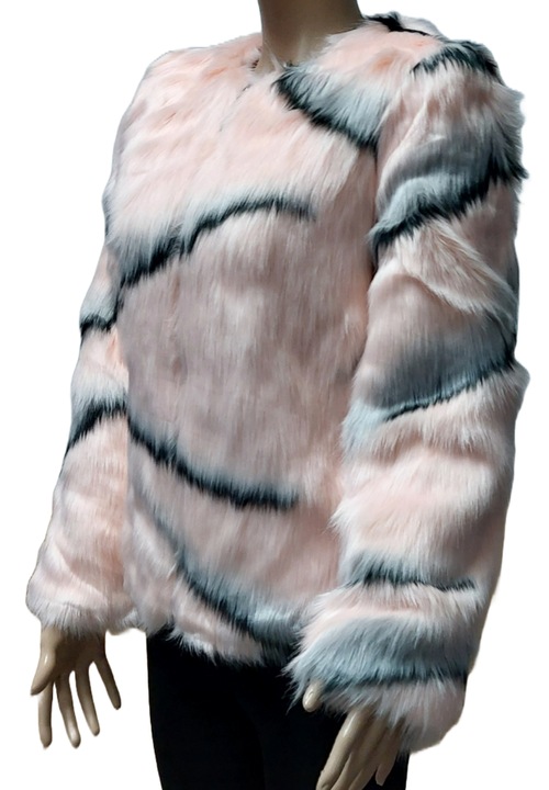 Дамско екологично кожено яке, Розово
