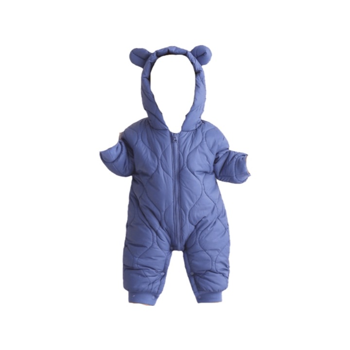 Fas vízálló pelenkázószőnyeg Bell™ Bebe 0-6 hónap, kültérre, meleg, medvefülbe, kültéri modell, kék