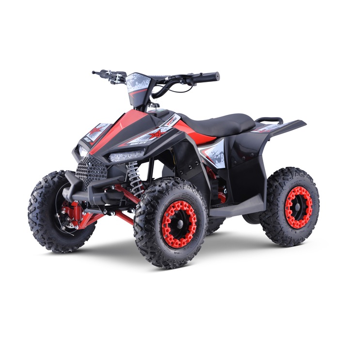 Elektromos ATV, 1000 W-os motor, 12AH ólom akkumulátor, 3 sebesség, ATV11E modell, piros