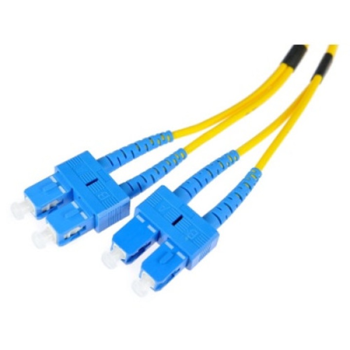 FIBRA OPTICA PATCHCORD SM 1M DUPLEX 9/125, SC/UPC-SC/UPC 3MM