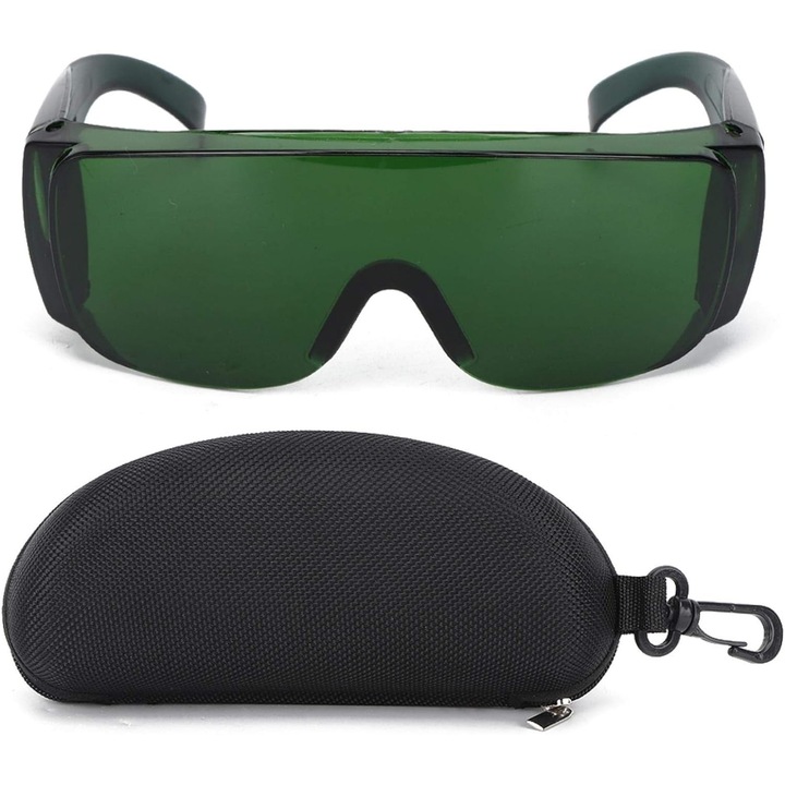 Лазерни предпазни очила, KkvoGmle, зелено/черно