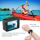 Camera de Actiune idealSTORE SmartGO-Cam 4K Ultra HD, Foto 16 MP, Video 4K/30fps, Waterproof 30 m, Telecomanda, Functie de Inregistrare, Autonomie 90 minute, Unghi Larg 170°, Wifi, Ecran Tactil