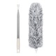 Pamatuf telescopic pentru praf si paianjeni, gri, maner extensibil pana la 250 cm