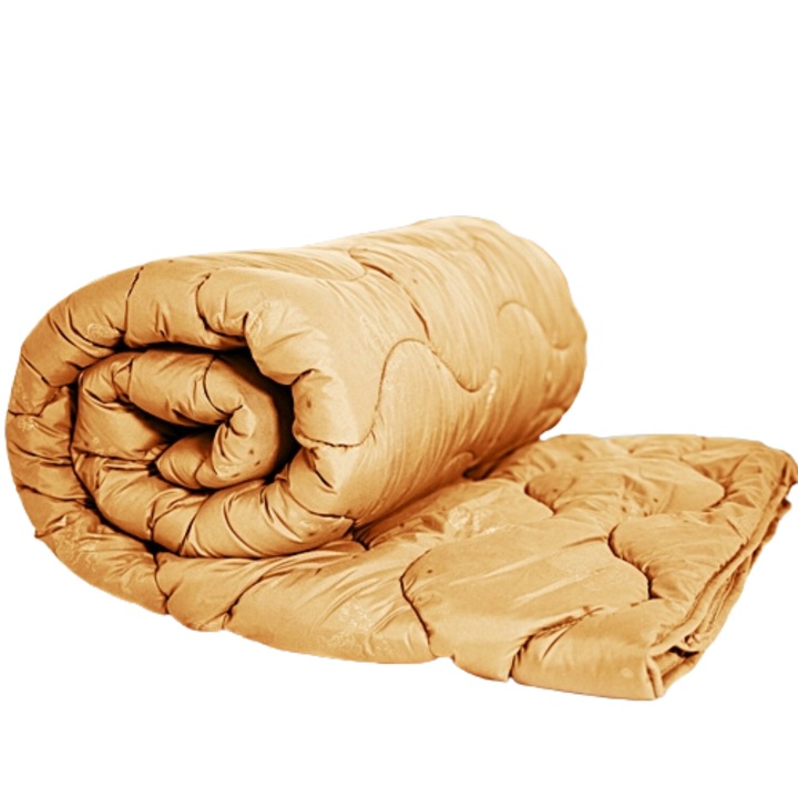 Pilota Lana Iarna Matlasata, 140x210cm, Portocalie, Pucioasa