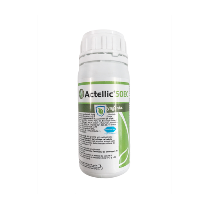 Insecticid ce combate daunatorii din depozite, avand ca substanta activa metili pirimifos, Actellic 50 EC, 100 ml