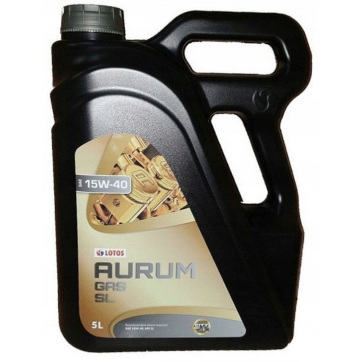 Motorolaj, Lotos Oil, GAS SL, 15W40, 5l, Fekete