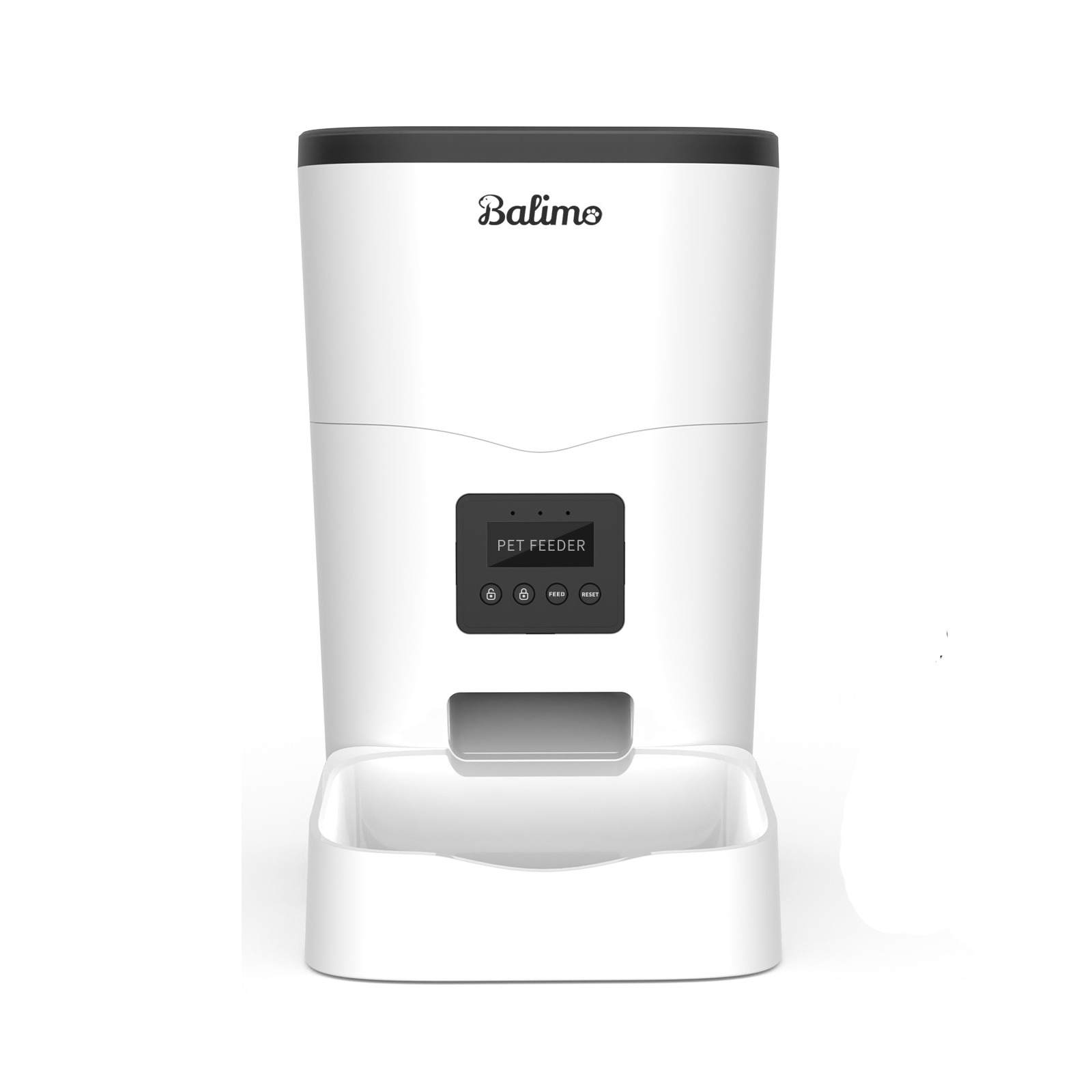 Hranitor Automat Pentru Caini si Pisici, Balimo 3L, Wifi, Bol Inox ...