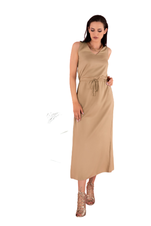 Rochie Merribel Anara D144 Beige