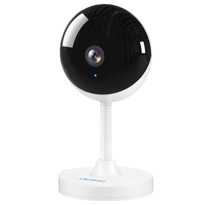 Camera IP Wireless interior Owltron T1 2K IR, Night Vision, Alb. Functia baby monitor si Alexa incorporate in aplicatie