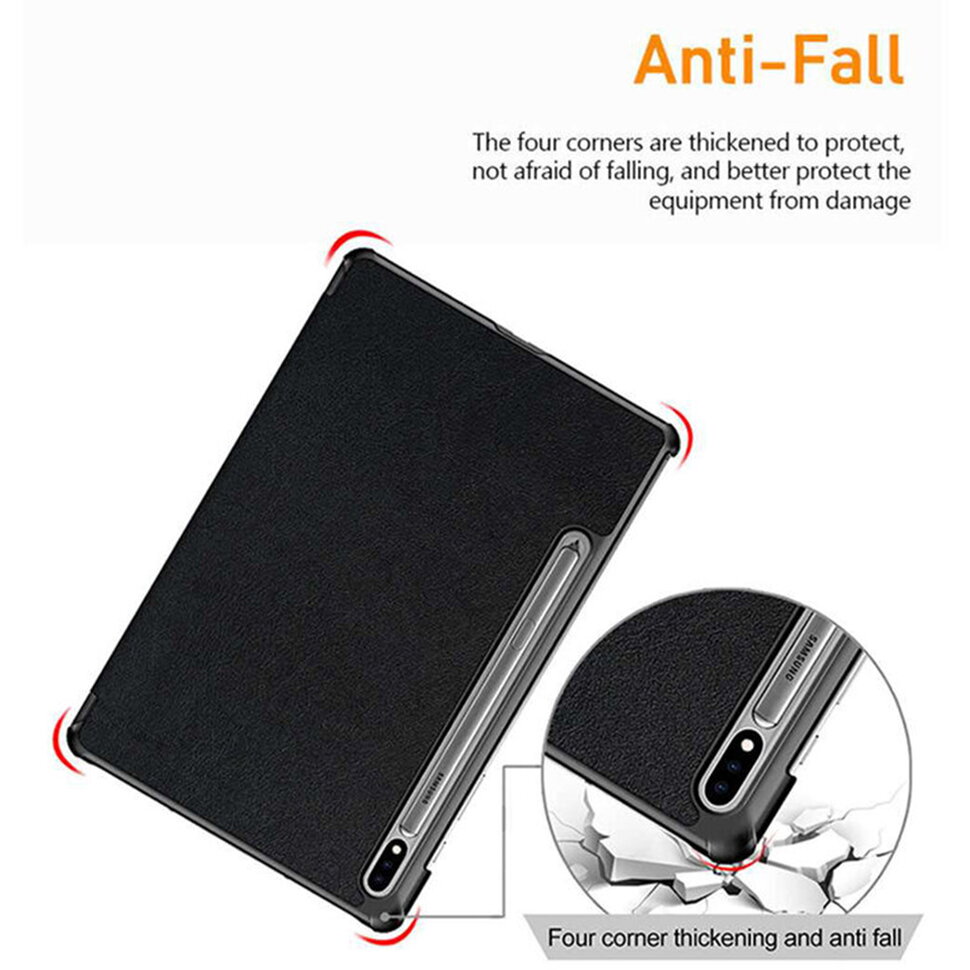 Husa pentru Samsung Galaxy Tab S8 Ultra / S9 Ultra / S10 Ultra - Techsuit FoldPro - Albastru