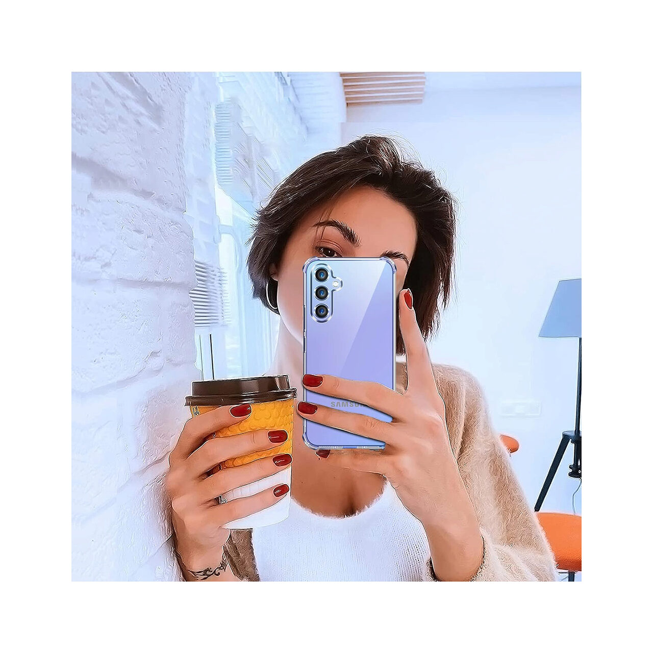 Husa pentru Samsung Galaxy A55 5G Techsuit Shockproof Silicone Transparent