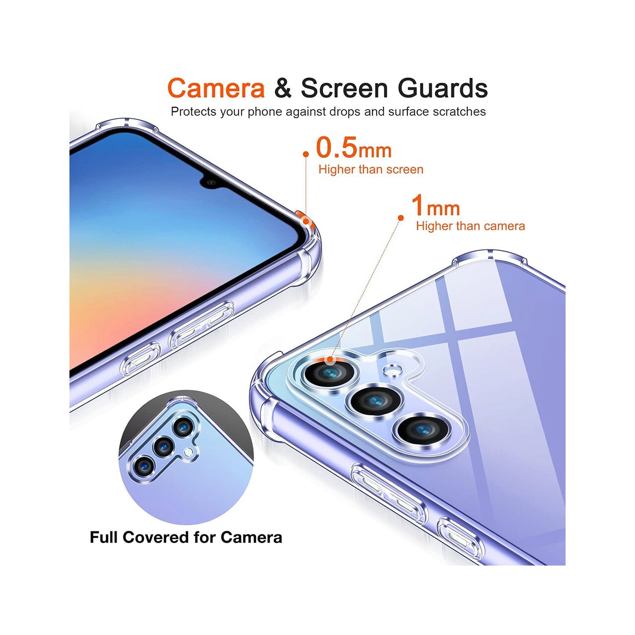 Husa pentru Samsung Galaxy A55 5G Techsuit Shockproof Silicone Transparent