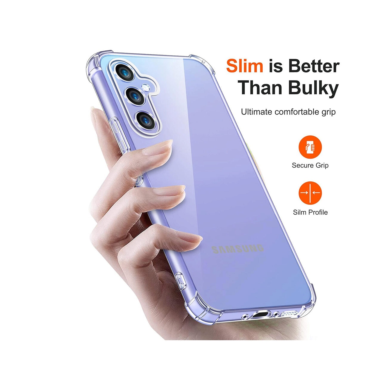 Husa pentru Samsung Galaxy A55 5G Techsuit Shockproof Silicone Transparent