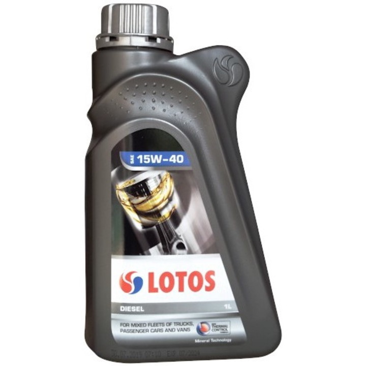 Motorolaj, Lotos Oil, viszkozitás SAE 15w40, 1L, ásványi (5430)