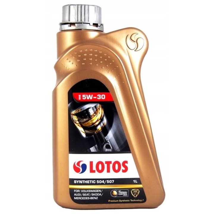 Motorolaj, Lotos Oil, viszkozitás SAE 5W-30 504/507, 1L DPF (2699), szintetikus