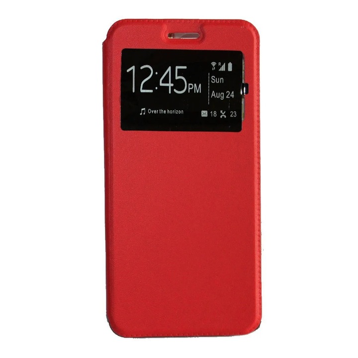 Кейс за Huawei P30 Pro флип s-view червен