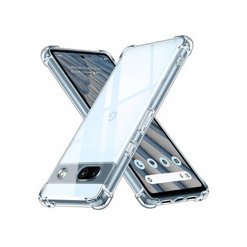 Husa pentru Google Pixel 7a Techsuit Shockproof Silicone Transparent