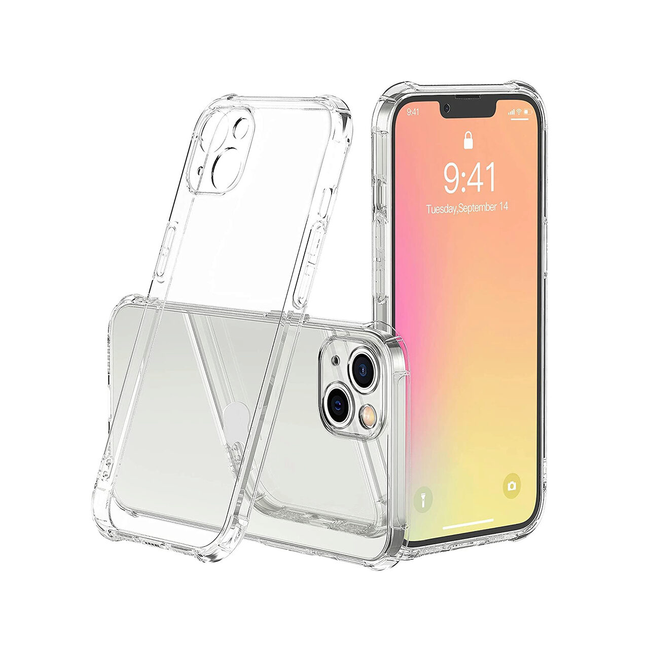 Husa pentru Apple iPhone 15 Techsuit Shockproof Silicone Transparent