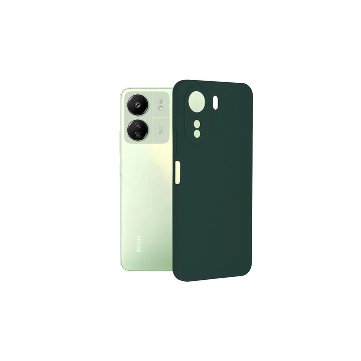 Кейс за Xiaomi Redmi 13C Techsuit Soft Edge Silicone Dark Green