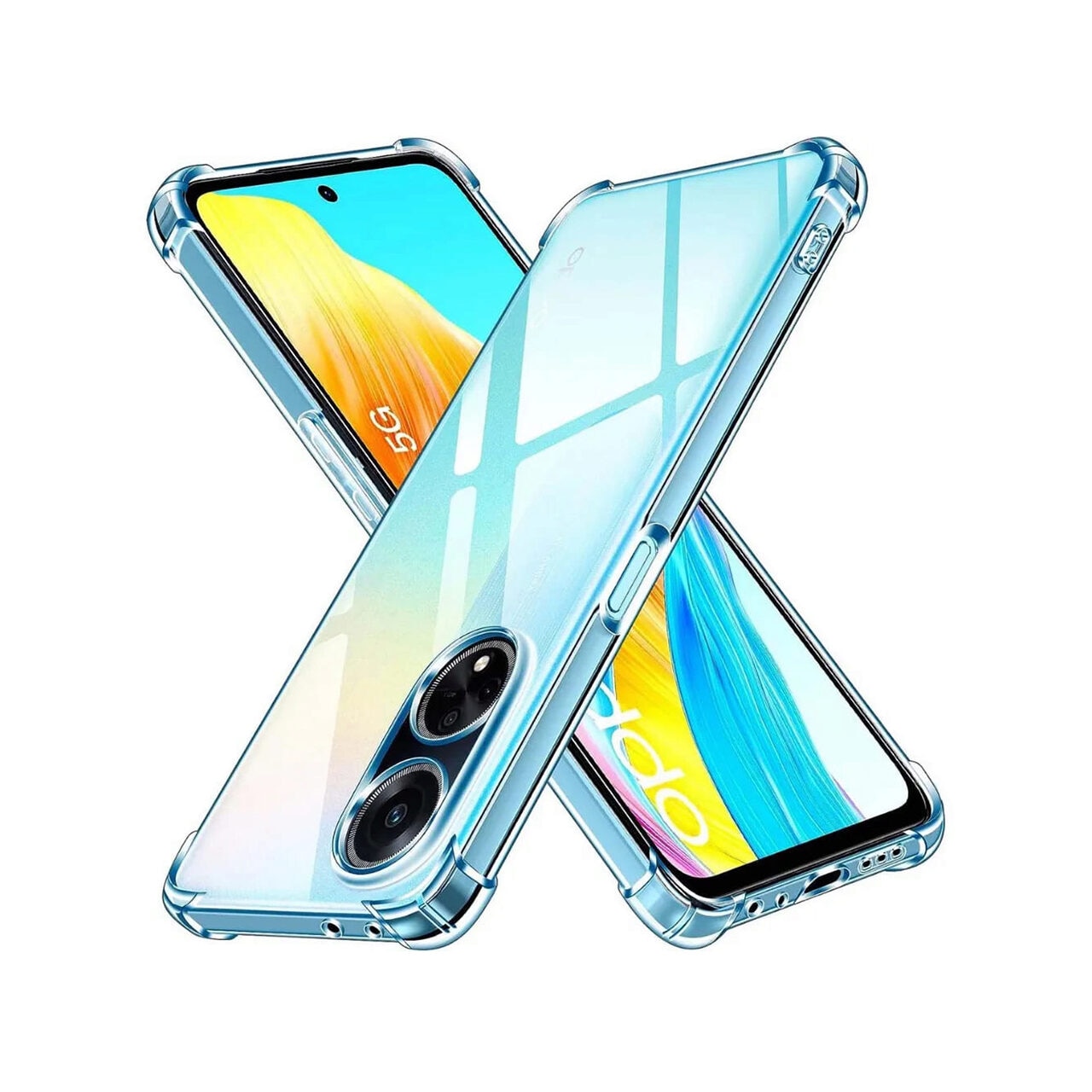 Husa pentru Oppo A98 5G Techsuit Shockproof Silicone Transparent