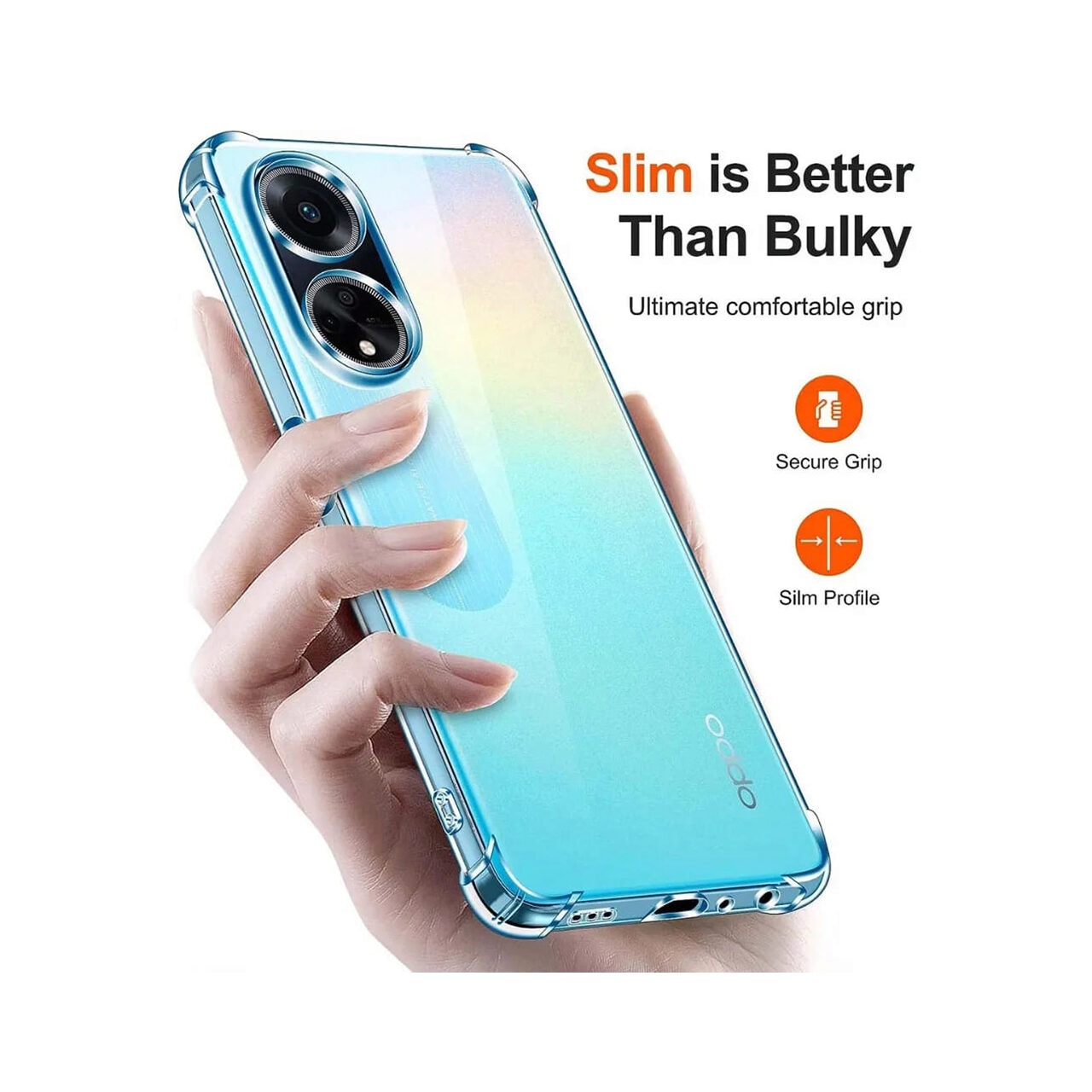 Husa pentru Oppo A98 5G Techsuit Shockproof Silicone Transparent