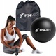 Топка за масаж, Fit4med, ролка, лакрос, черна