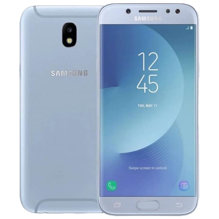 Husa pentru Samsung Galaxy J5 2017 tpu splash black / blue
