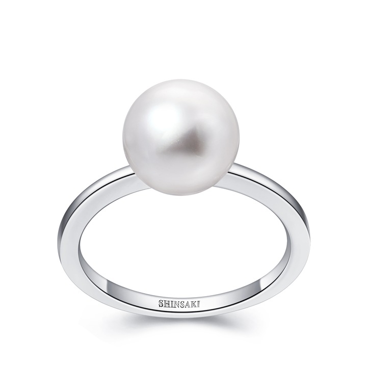Inel Argint 925 Perla Cultura SHINSAKI, PS150455R-1-56, Marime 56