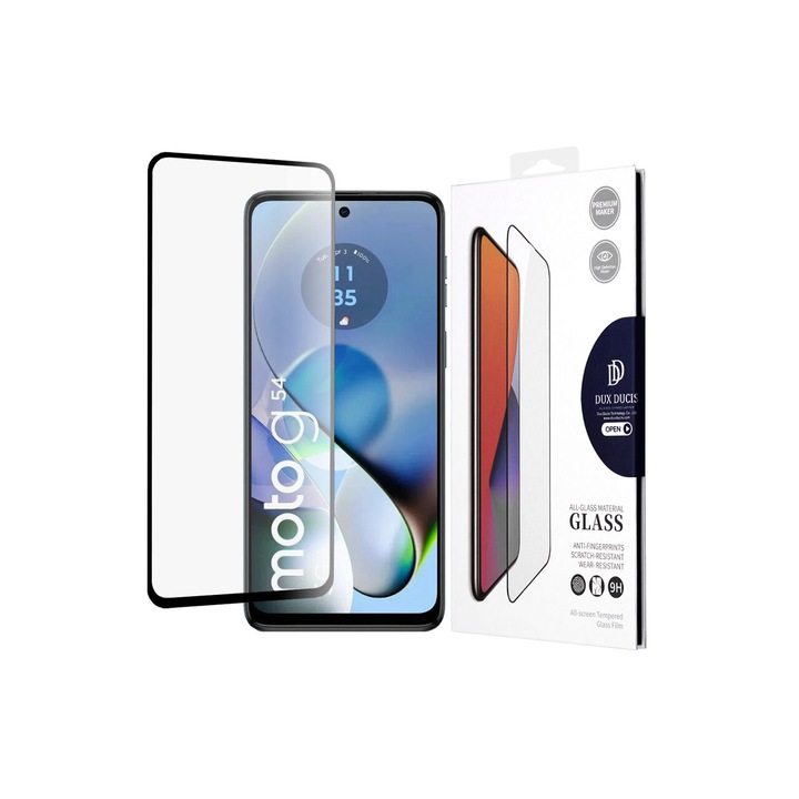 Fólia Motorola Moto G54 / Moto G84 / Moto G14 Dux Ducis edzett üveg fekete