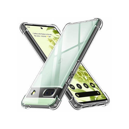 Husa pentru Google Pixel 6a - Techsuit Shockproof Clear Silicone - Clear
