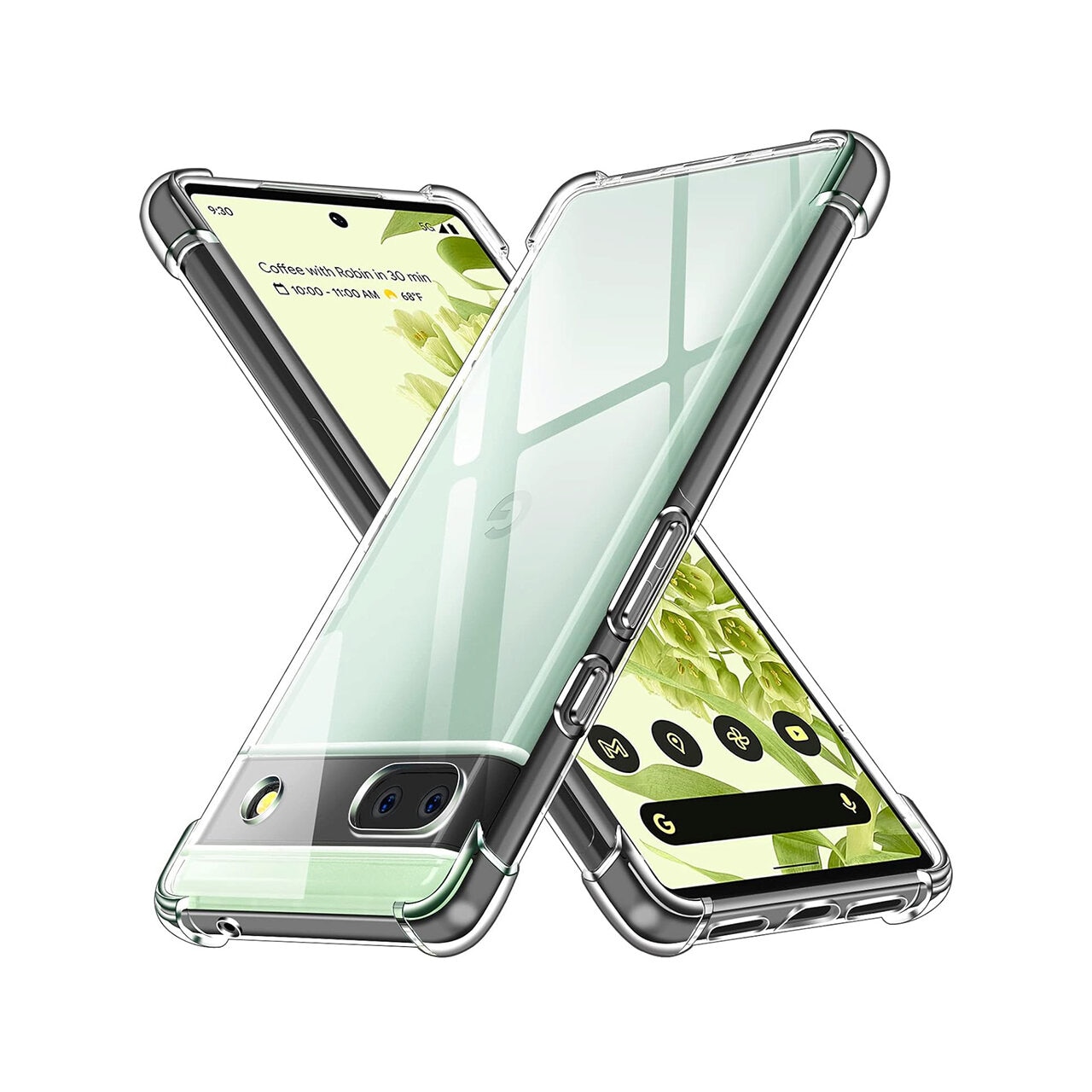 Husa pentru Google Pixel 6a - Techsuit Shockproof Clear Silicone - Clear