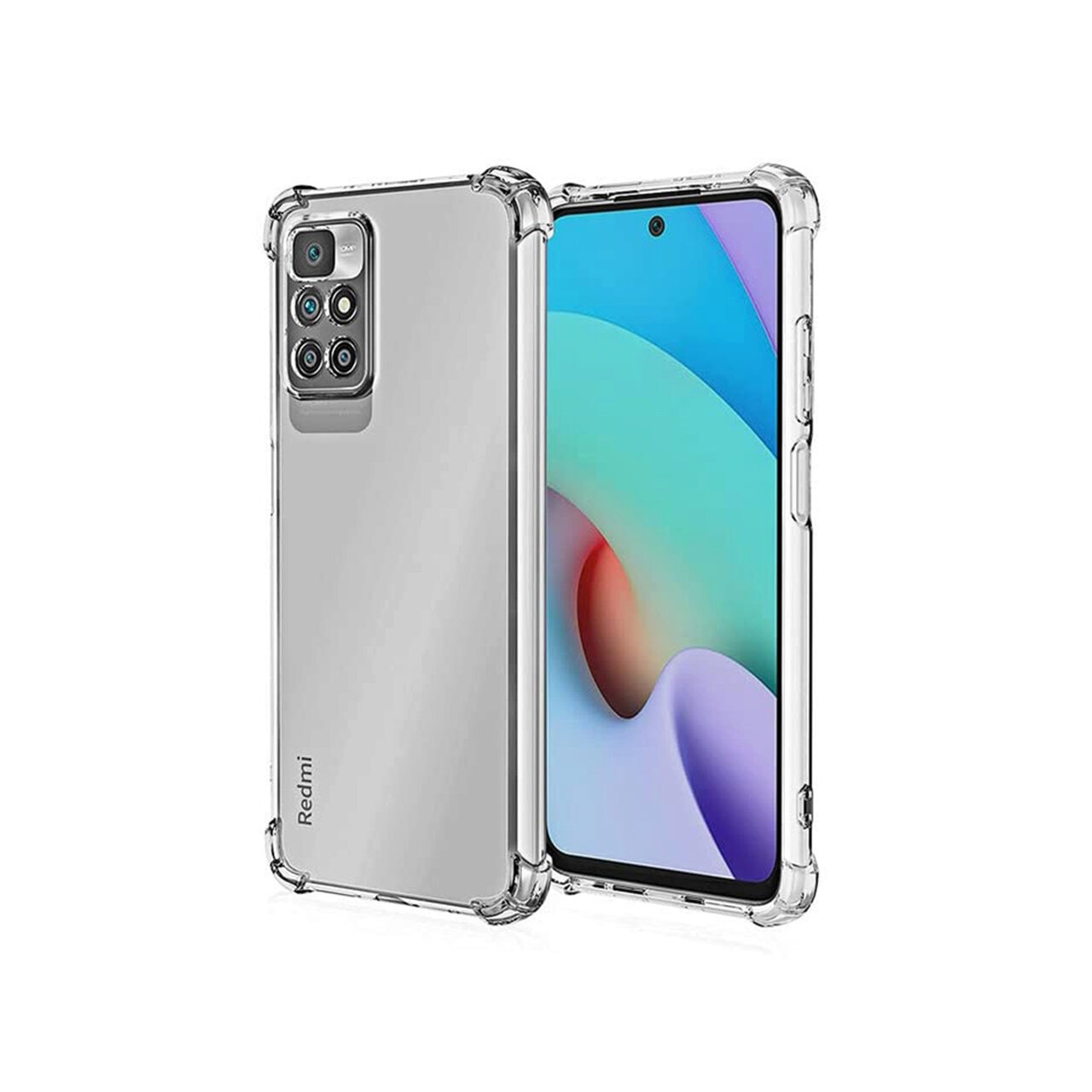 Husa pentru Xiaomi Redmi 10 / Redmi 10 2022 - Techsuit Shockproof Clear Silicone - Clear