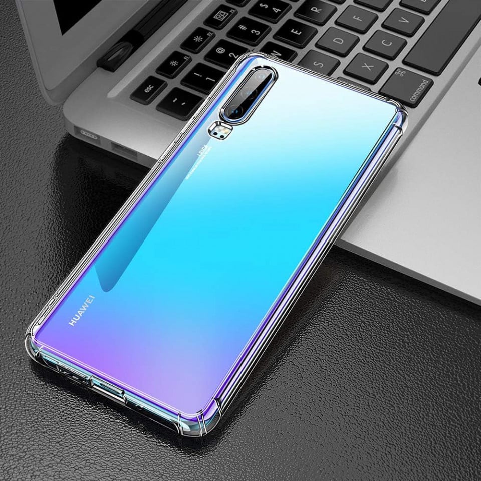 Husa pentru Huawei P30 Techsuit Shockproof Silicone Transparent