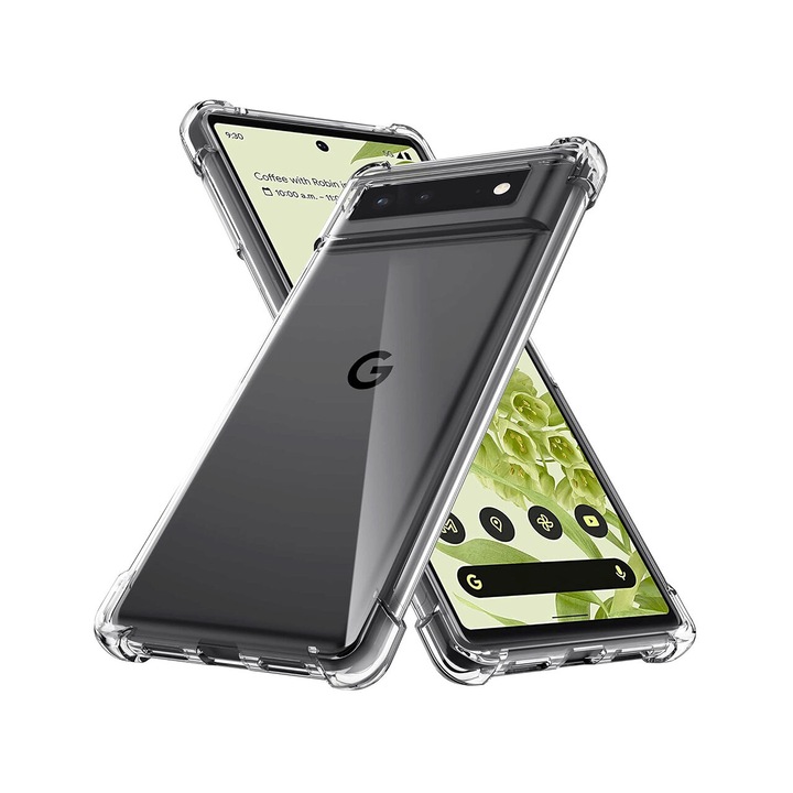 Husa pentru Google Pixel 6 Pro - Techsuit Shockproof Clear Silicone - Clear