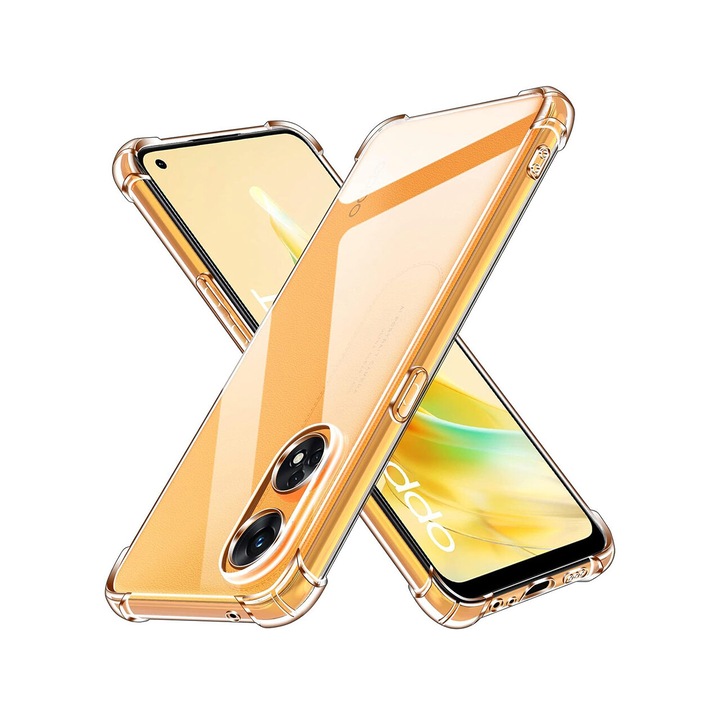 Калъф за Oppo Reno8 T Techsuit Удароустойчив Силиконов Прозрачен