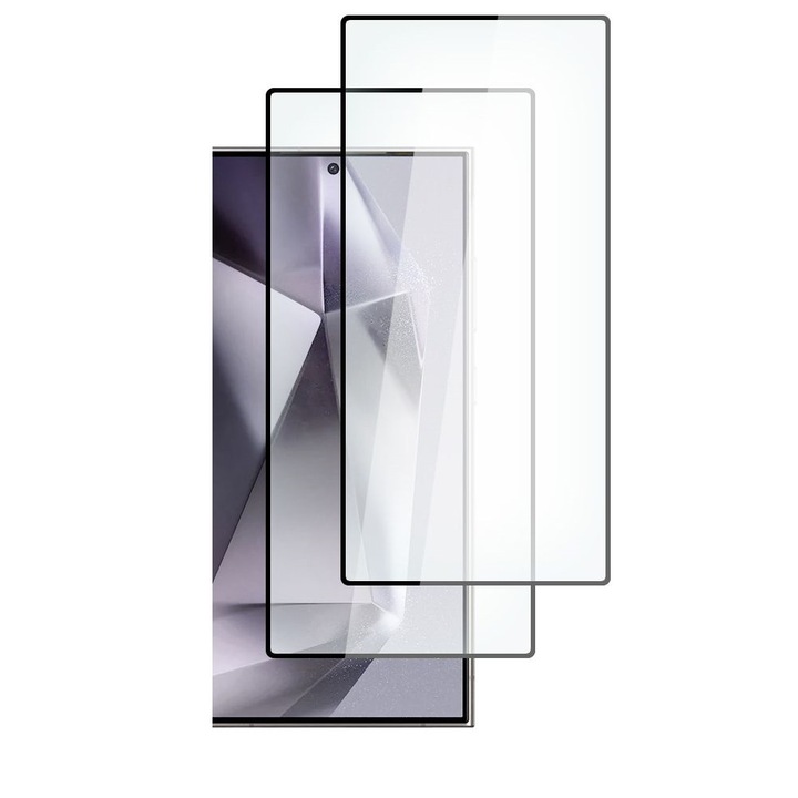Комплект 2 протектор HOFI Full Cover Pro Tempered Glass 0.3mm съвместими с Samsung Galaxy S24 Ultra Black