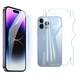 Folie de protectie ecran si spate din hidrogel pentru Apple Iphone 15