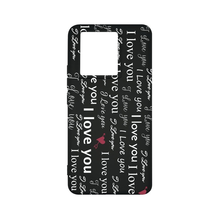 BestCase® Premium Liquid Silicone Case, Съвместим с Xiaomi 13T / 13T Pro, Love me, SLIM 1.2MM, Микрофибър отвътре, Удароустойчив, Защита на камерата, Повдигнати ръбове за защита на екрана, PB 40