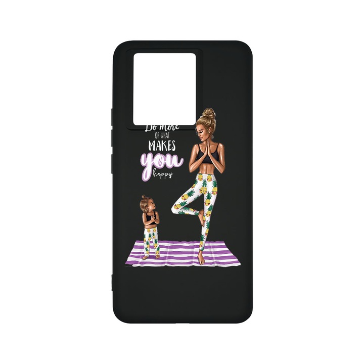 BestCase® Premium Liquid Silicone Case, Съвместим с Xiaomi 13T / 13T Pro, Girl Mom, SLIM 1.2MM, Микрофибър отвътре, Удароустойчив, Защита на камерата, Повдигнати ръбове за защита на екрана, PB 560