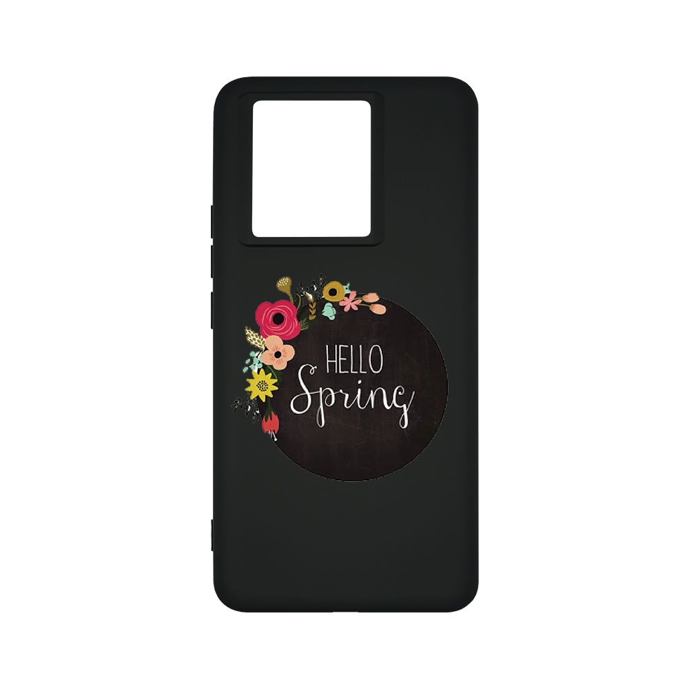 BestCase® Premium Liquid Silicone Case, съвместим с Xiaomi 13T / 13T Pro, Hello Spring, SLIM 1.2MM, микрофибър отвътре, удароустойчив, защита на камерата, повдигнати ръбове за защита на екрана, PB 684