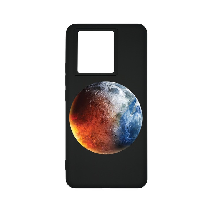 BestCase® Premium Liquid Silicone Case, съвместим с Xiaomi 13T / 13T Pro, Earth, SLIM 1.2MM, микрофибър отвътре, удароустойчив, защита на камерата, повдигнати ръбове за защита на екрана, PB 948