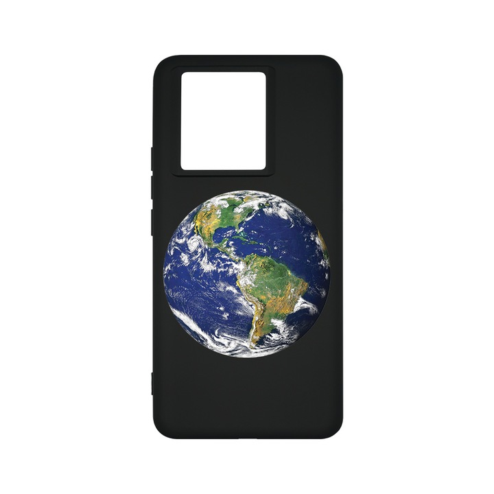 BestCase® Premium Liquid Silicone Case, съвместим с Xiaomi 13T / 13T Pro, Earth, SLIM 1.2MM, микрофибър отвътре, удароустойчив, защита на камерата, повдигнати ръбове за защита на екрана, PB 947