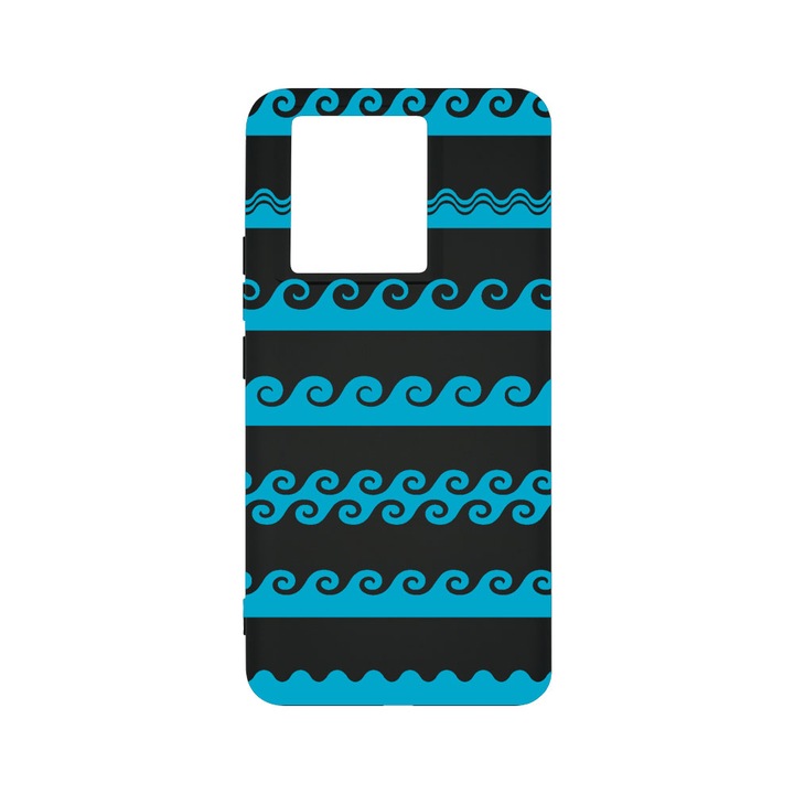 BestCase® Premium Liquid Silicone Case, Съвместим с Xiaomi 13T / 13T Pro, Wave, SLIM 1.2MM, Микрофибър отвътре, Удароустойчив, Защита на камерата, Повдигнати ръбове за защита на екрана, PB 838