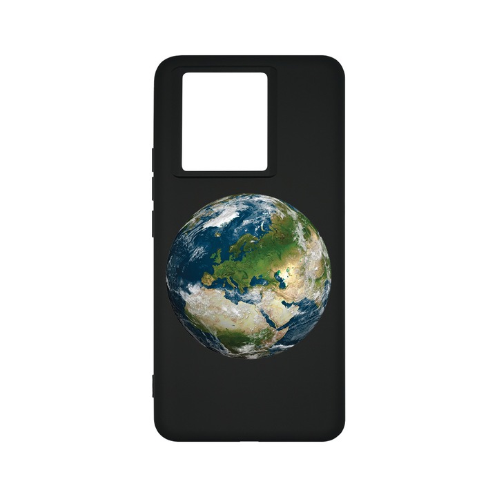 BestCase® Premium Liquid Silicone Case, съвместим с Xiaomi 13T / 13T Pro, Earth, SLIM 1.2MM, микрофибър отвътре, удароустойчив, защита на камерата, повдигнати ръбове за защита на екрана, PB 946