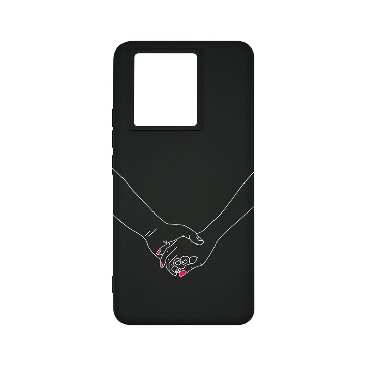 BestCase® Premium Liquid Silicone Case, Съвместим с Xiaomi 13T / 13T Pro, Love, SLIM 1.2MM, Микрофибър отвътре, Удароустойчив, Защита на камерата, Повдигнати ръбове за защита на екрана, PB 744